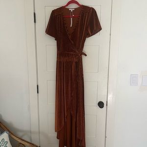 Baltic Born Velvet Wrap Dress